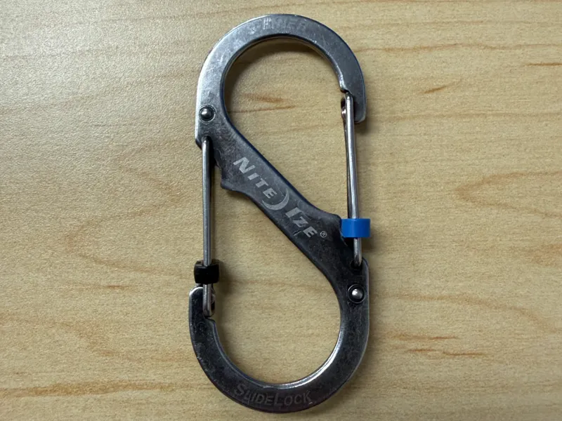 Sliding lock for Nite Ize S-Biner #4 