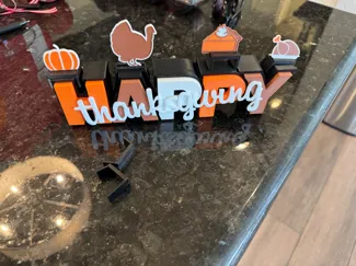 Icon Holders for Thanksgiving Sign
