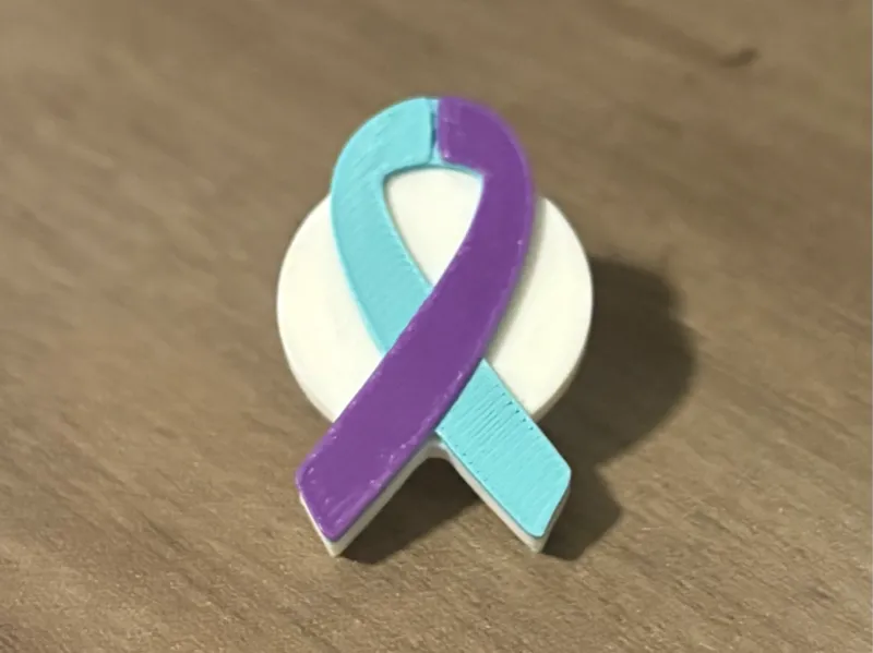 Suicide Prevention Ribbon Pin