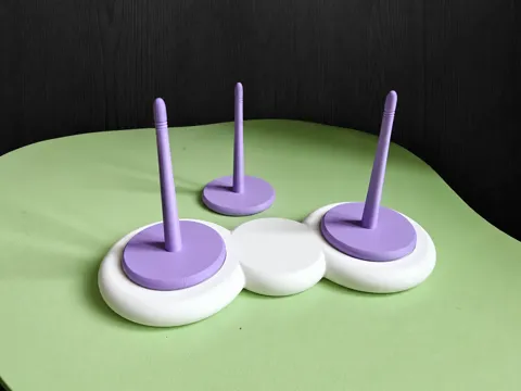 Soporte: Bubble Double Yarn Holder — referencia de MakerWorld