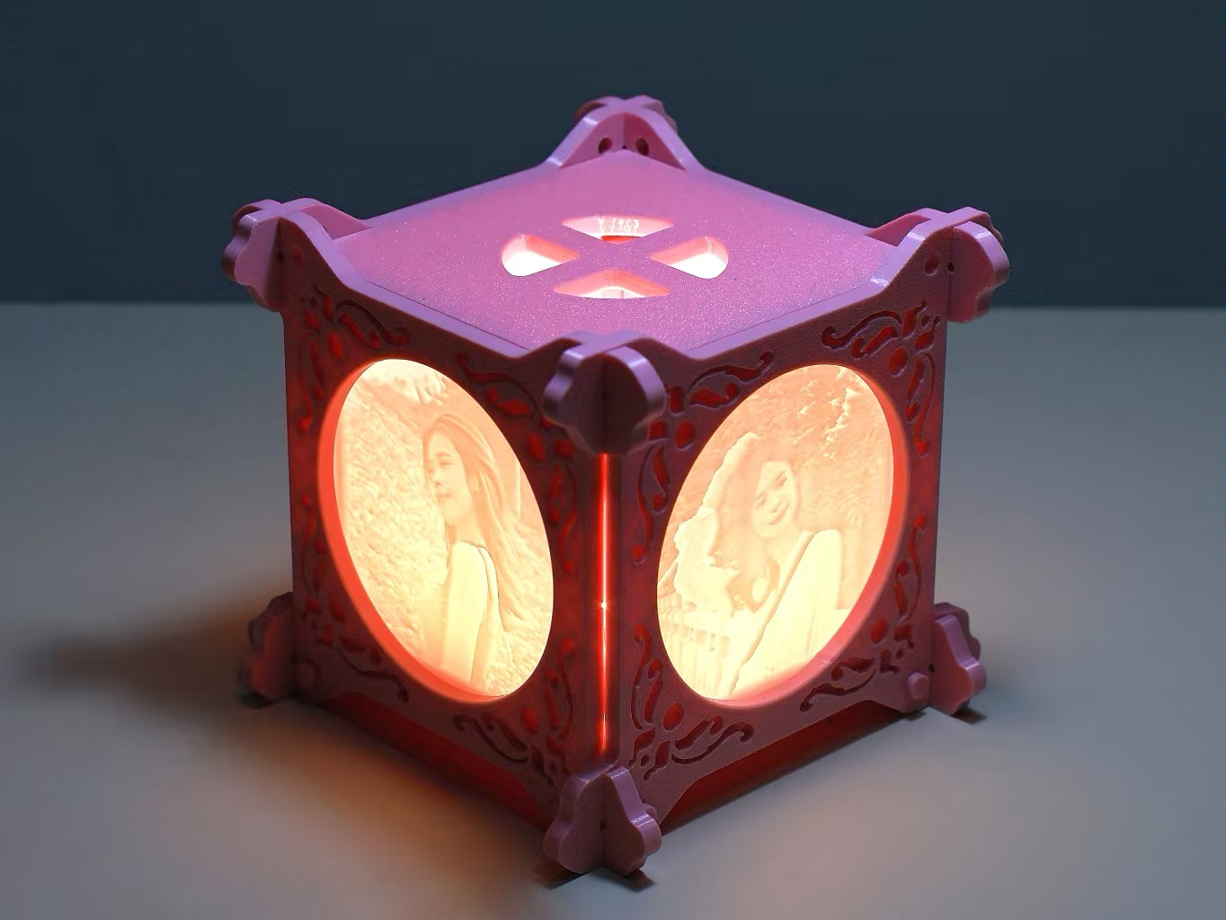Miniatura 2 do modelo 3D 透光浮雕灯框