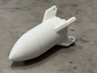 Rocket Keychain