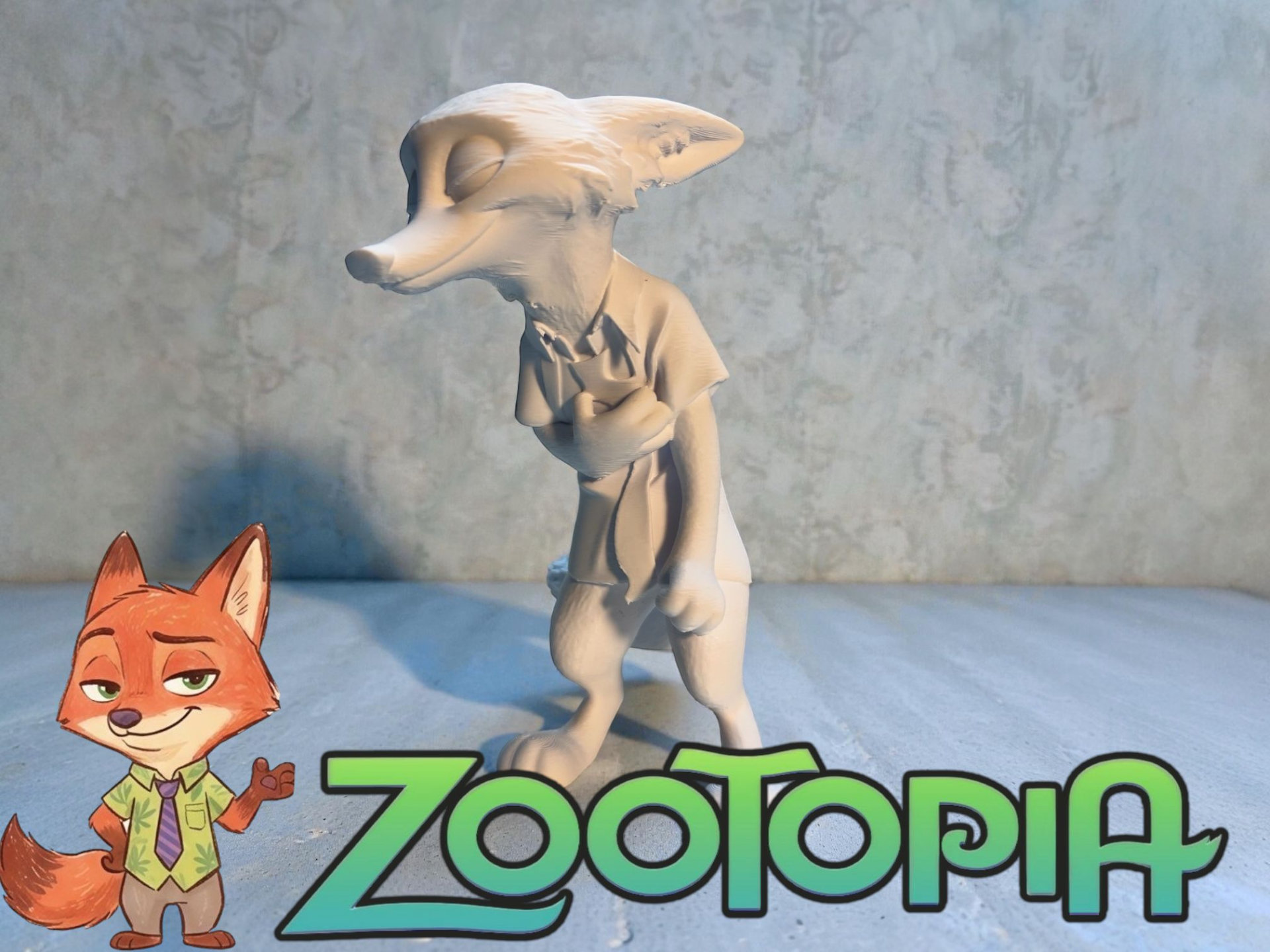 Nick Wilde – Zootopia | Decorative 3D Statue