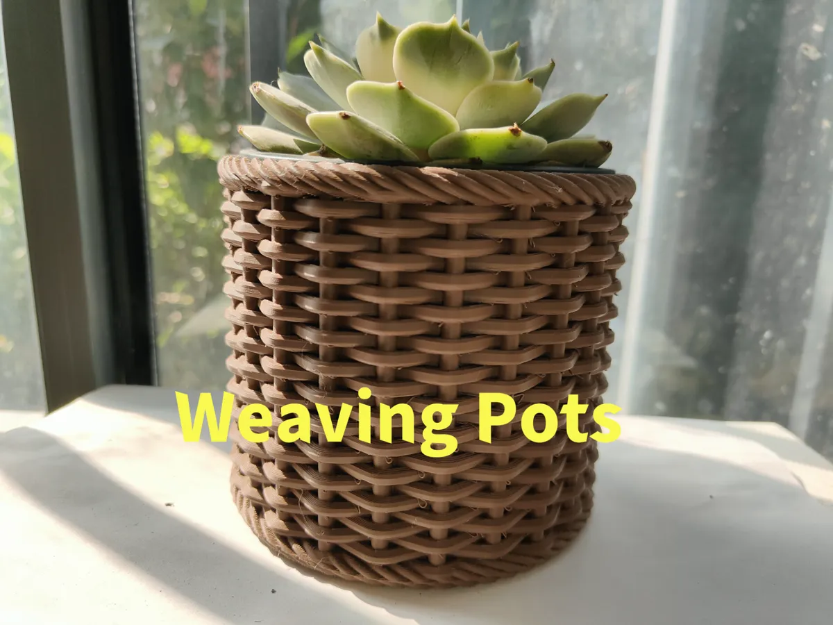 Pot tressé
