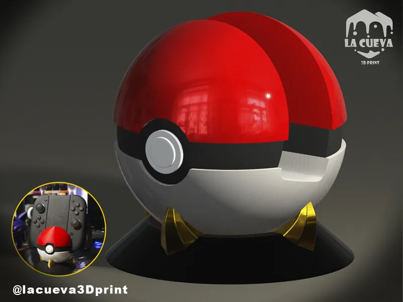 Pokeball Nintendo Switch 2 Controller Holder