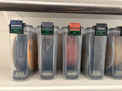 Filament Swatch for Amazon Cereal Box Label Holder