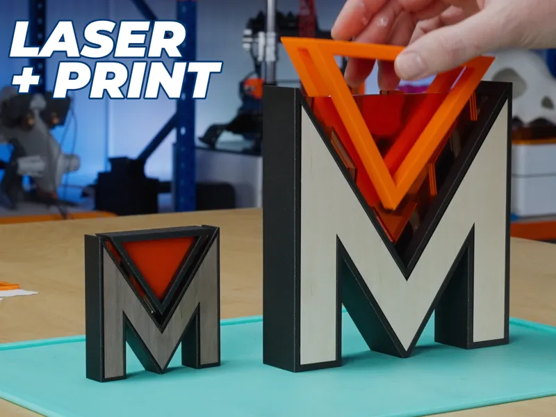 M-Laser-Project (3D Printing + Laser Cut) @mpoxDE