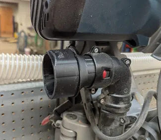 Bosch Glide Mitre saw Dust Cllector 2.5" Adaptor