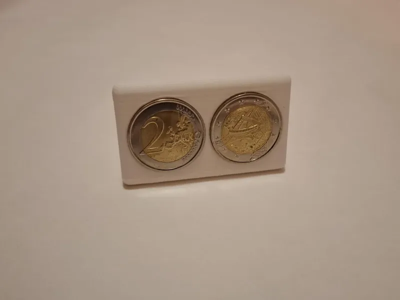 2 euro coin stand
