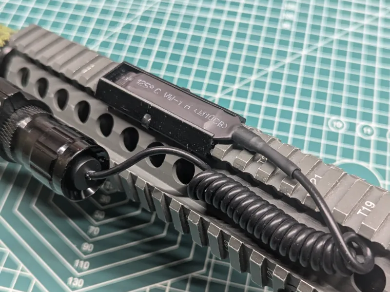 Airsoft Flashlight pressure pad holder
