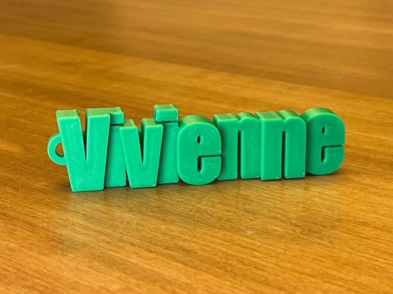 Vivienne Name Keychain