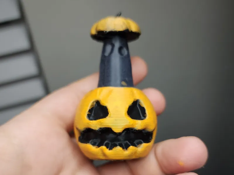 Ghost Pumpkin – Spooky Halloween 3D Print