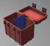 0.2mm layer, 3 walls, 15% infill - for sleeved cards