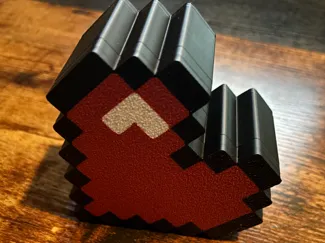Minecraft heart box ( Valentine's box)