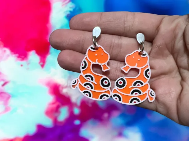 Pendientes serpiente