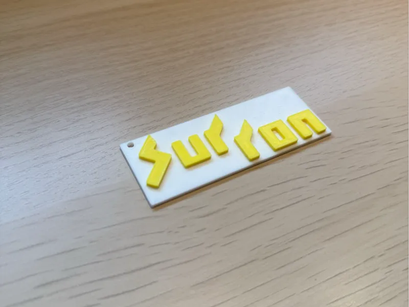 Surron logo keychain