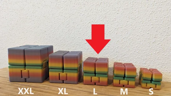 Cube infini robuste — taille L