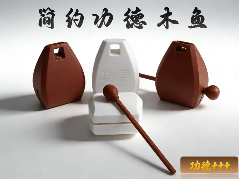 简约功德木鱼