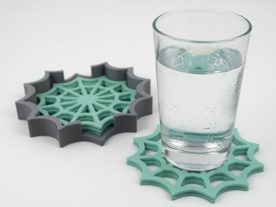 Spider Web Drink Coaster Set