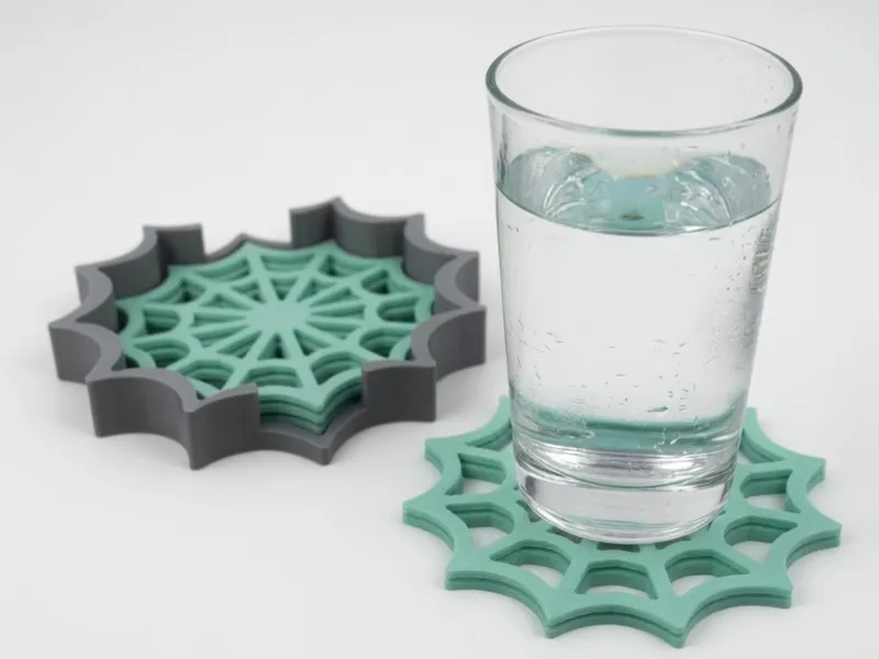 Spider Web Drink Coaster Set