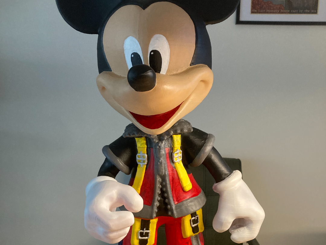 Life-Size King Mickey Mouse 3D Model