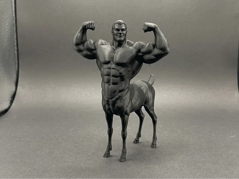 Centaur Bodybuilder (Disproportionate Flexing Pose