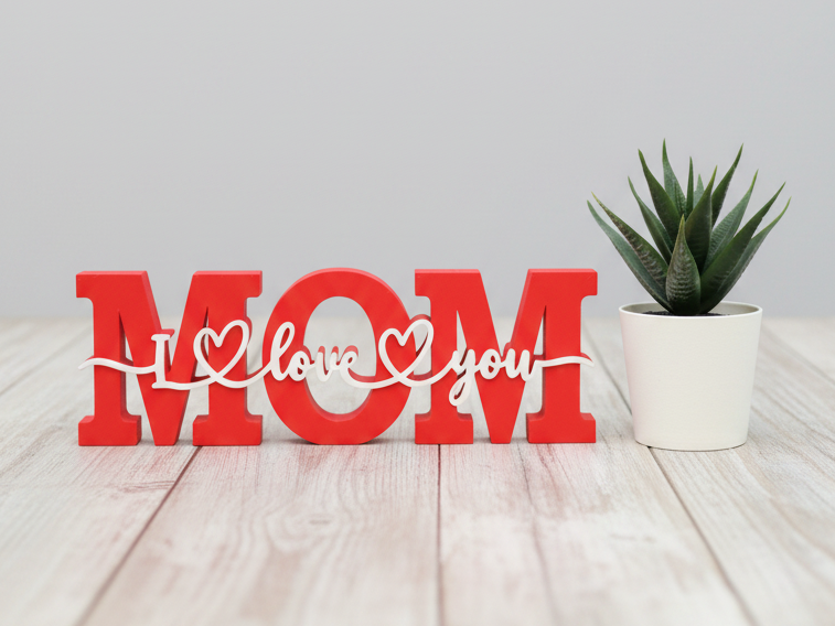 Mothers Day Gift - MOM Love Sign  