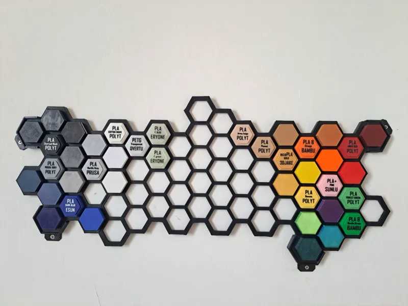 sample of honeycomb-shaped filaments.