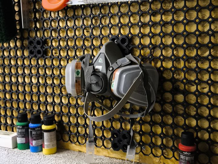 3M Mask Respirator Multiboard Mount