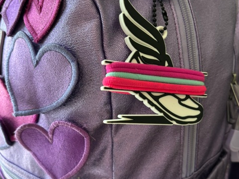 Track & Field Hair Tie Holder - 1