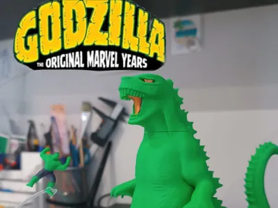 Godzilla marvel version figure