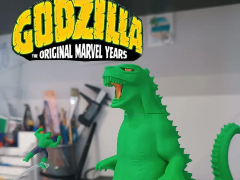 Godzilla marvel version figure