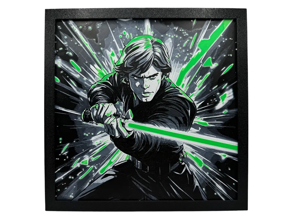 Luke Skywalker - Star Wars Hueforge