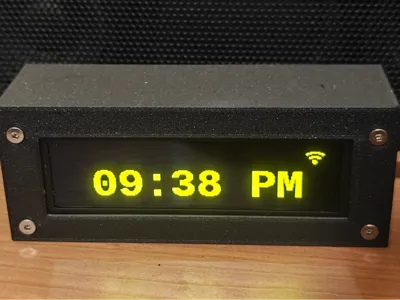 3.12" 256x64 OLED Display Enclosure