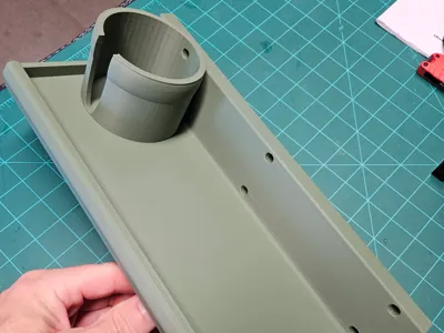 Shelf with cup holder. Wall mount.