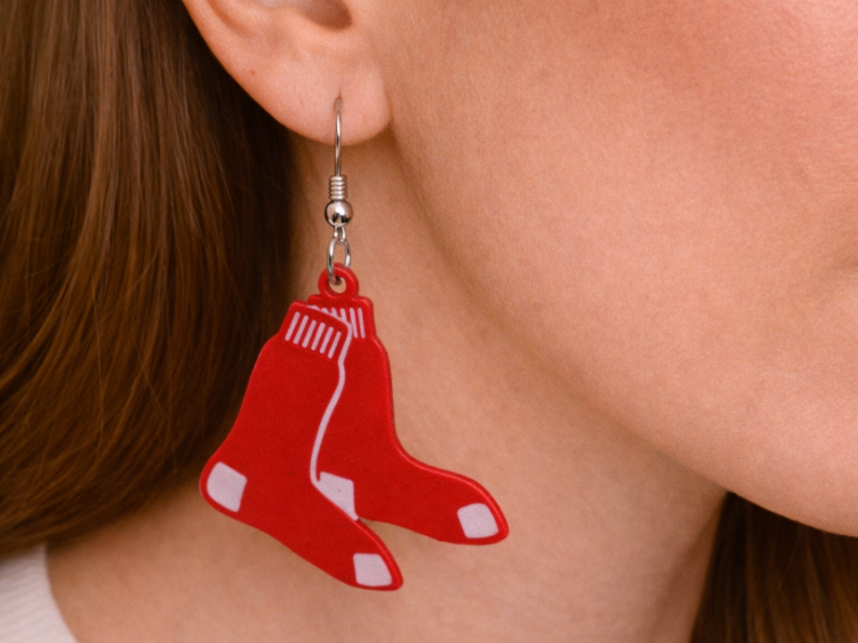 Red Sox Earrings