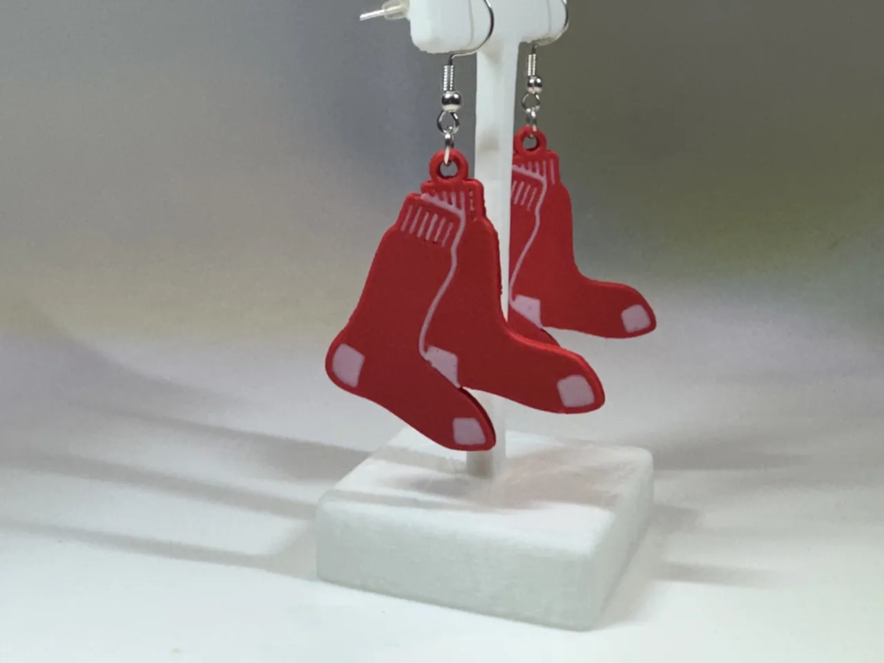 Red Sox Earrings view 2