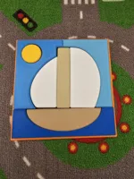 boat puzzel tray