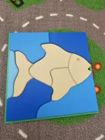 fish puzzle tray