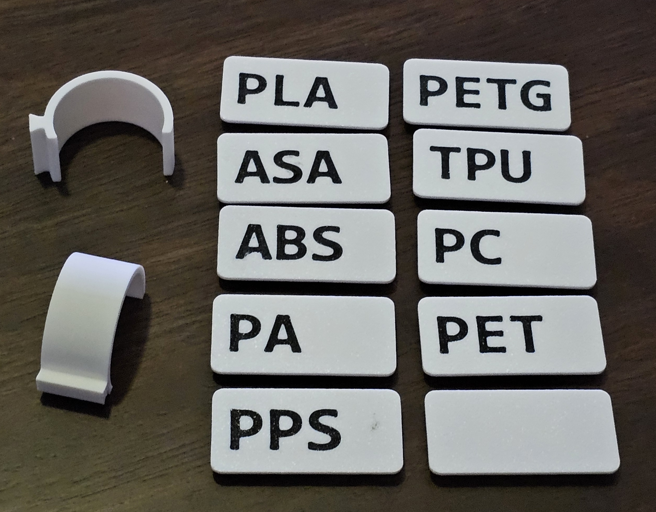 Miniatura 2 do modelo 3D Complete Filament Labeling System - Customizable