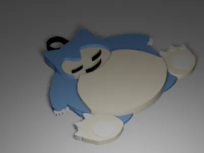 Snorlax keychain