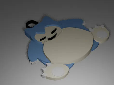 Snorlax keychain