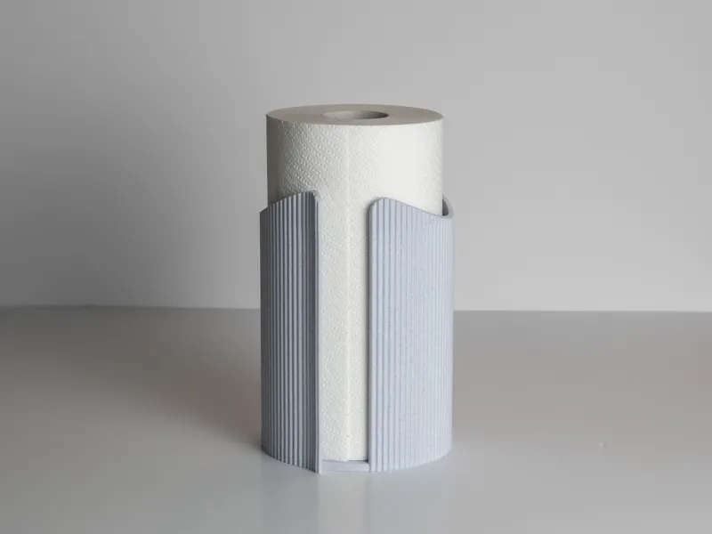 Modern paper towel holder