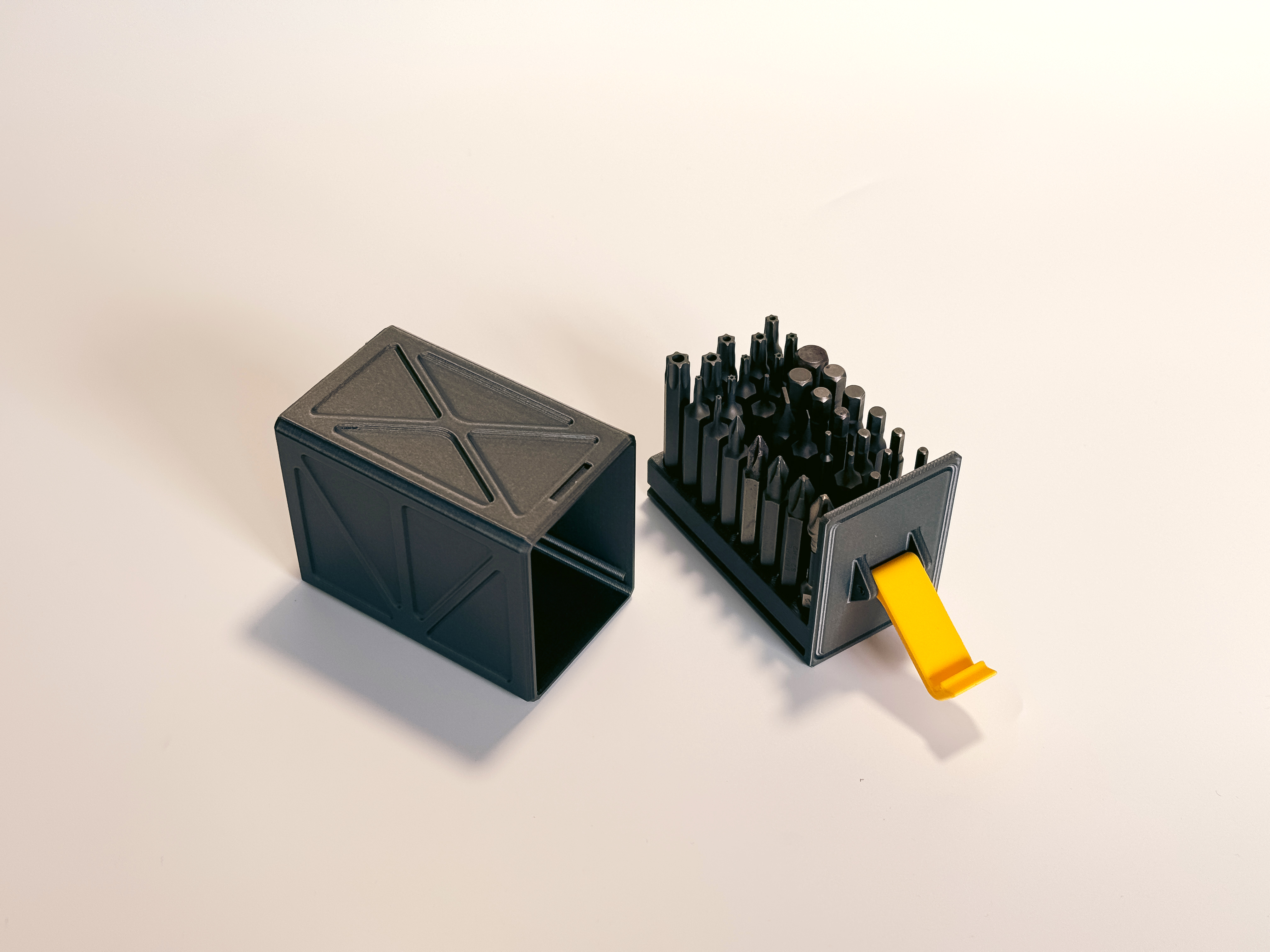 Miniatura 2 do modelo 3D Screwdriver Bit Case|螺丝批头盒子|抽屉式|Bit organizer