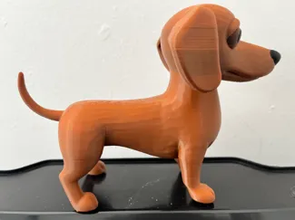 Cartoon Miniature Dachshund