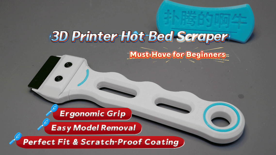 Bambu Spatula & Holder - 3D Print Removal Tool 