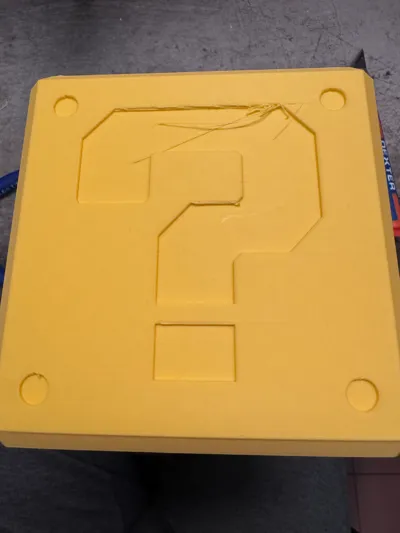 V1 - Nintendo Question Mark Cube Block Box Yellow by Gigi MakerWorld ...
