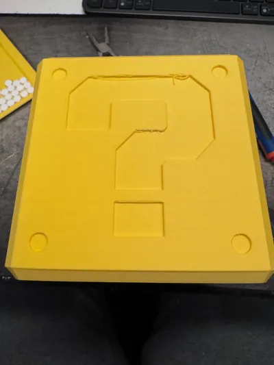 V1 - Nintendo Question Mark Cube Block Box Yellow by Gigi MakerWorld ...