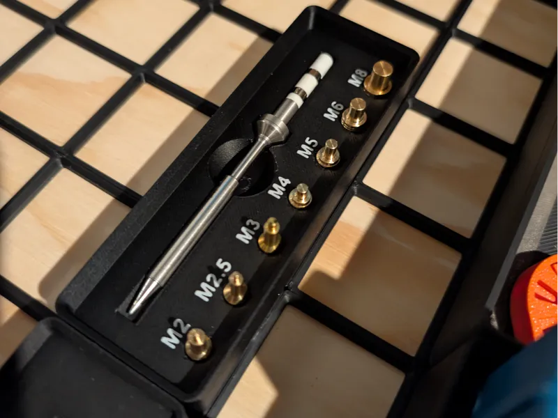 Gridfinity CNC Kitchen heatset inserts