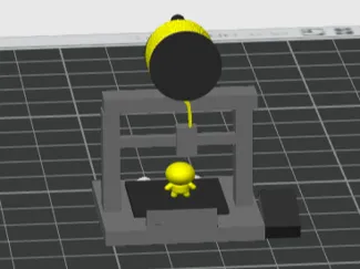 Mini Impresora 3D con Muñeco